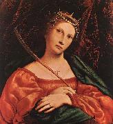Lorenzo Lotto St Catherine of Alexandria France oil painting artist